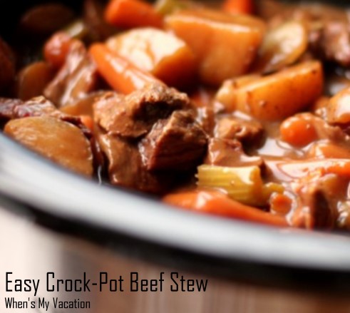 Favorite Fall Recipe: Simple Crock-Pot Beef Stew